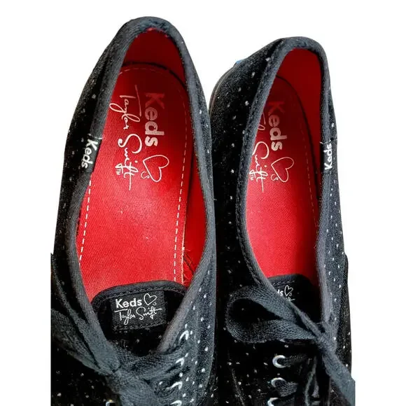​Keds x Taylor Swift Velvet Shoes 9 / Souliers Keds Taylor Swift 9 Femme - Picture 2 of 6